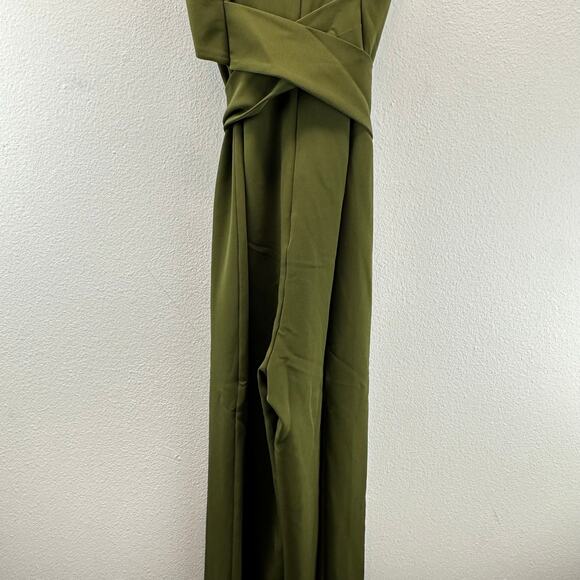 Andrea Iyamah Edar Jumpsuit Green Olive Med Classy - Picture 7 of 11